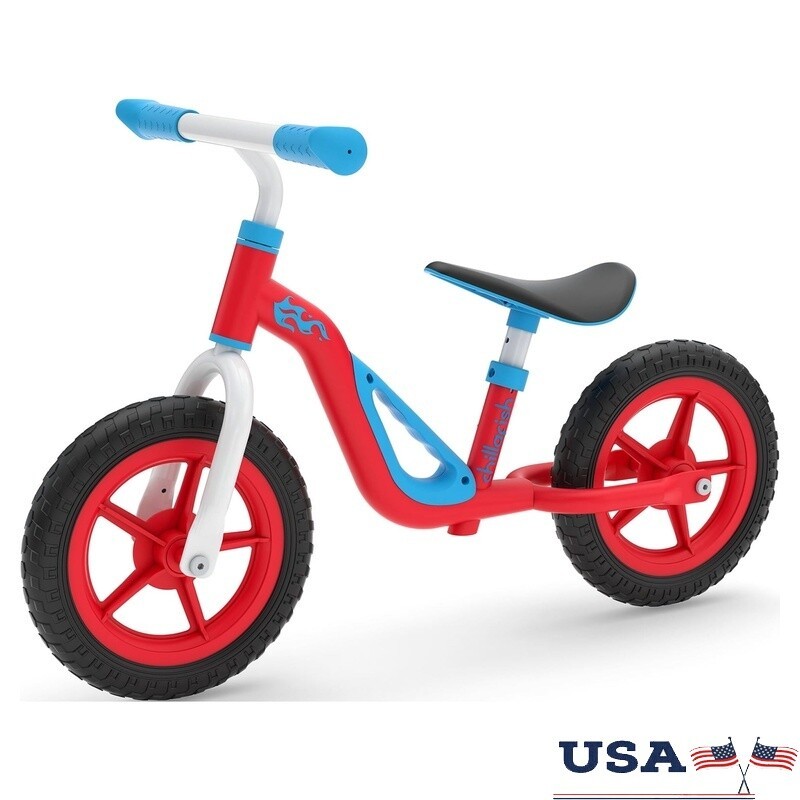 Lightweight Balance Bike Toddler Adjustable Seat Handlebar No Puncture Wheels US