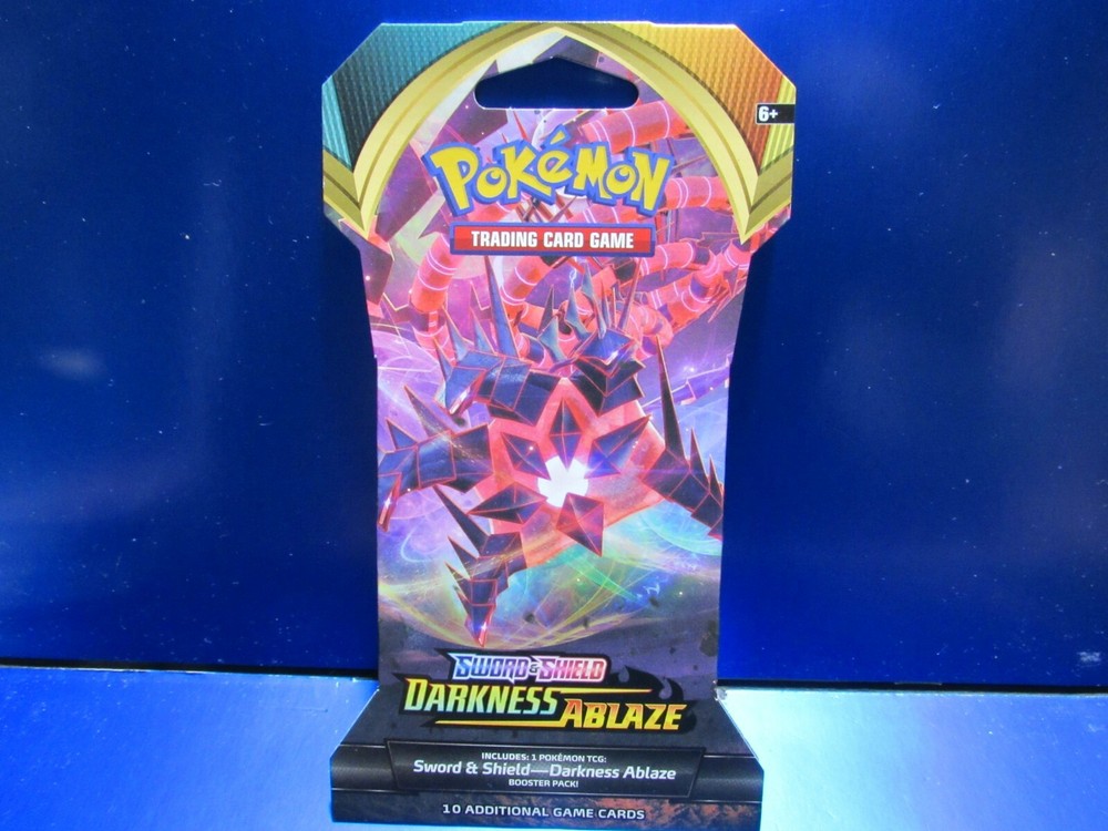 2020 POKEMON SWORD & SHIELD TCG DARKNESS ABLAZE 10 CARD BOOSTER PACK