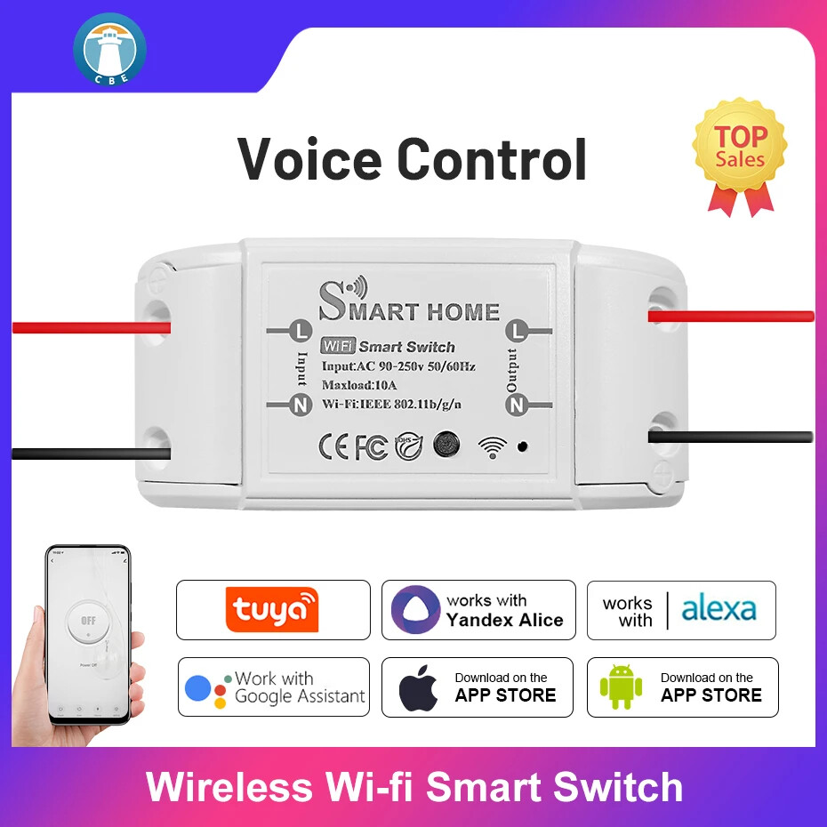 Smart Wireless Remote Switch for Home Automation Relay Control