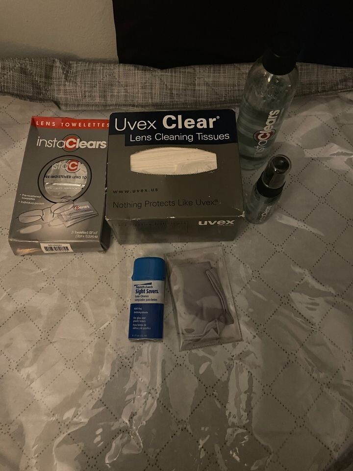 Glasses Lens Cleaner with wipes and clothes