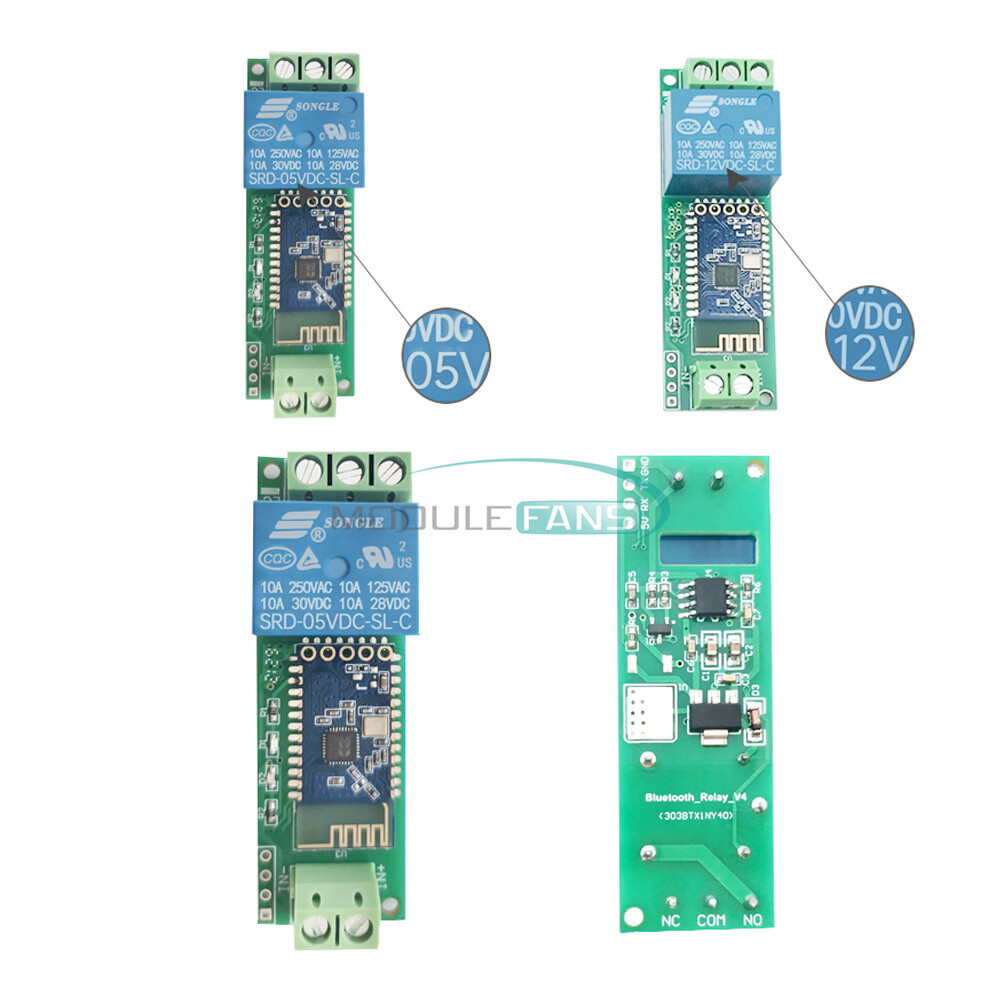 5V/12V Single-Channel Relay For Bluetooth Communication IoT Smart Home-image