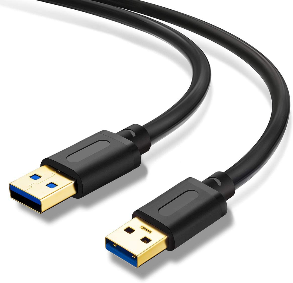 High-Speed USB 3.0 A Male to A Male Cable - 3ft Fast Data Transfer Cord