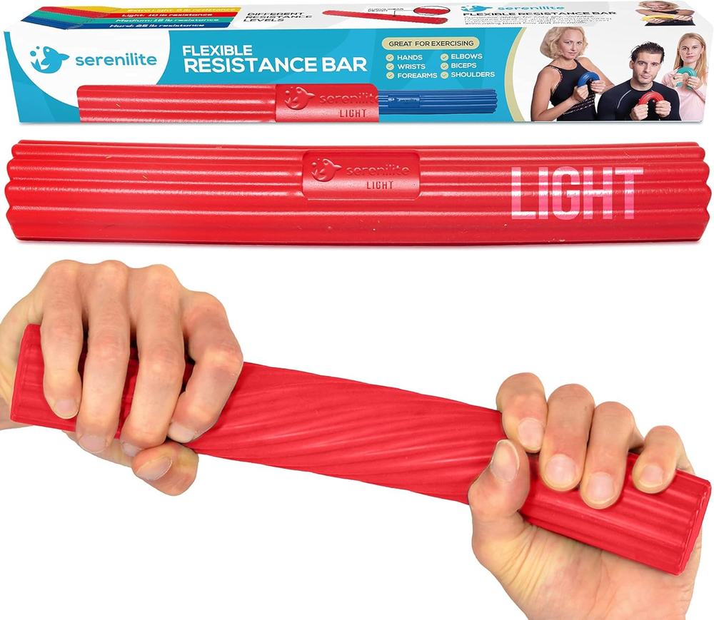 Flexible Resistance Bar for Grip Strength Training and Forearm Exercises