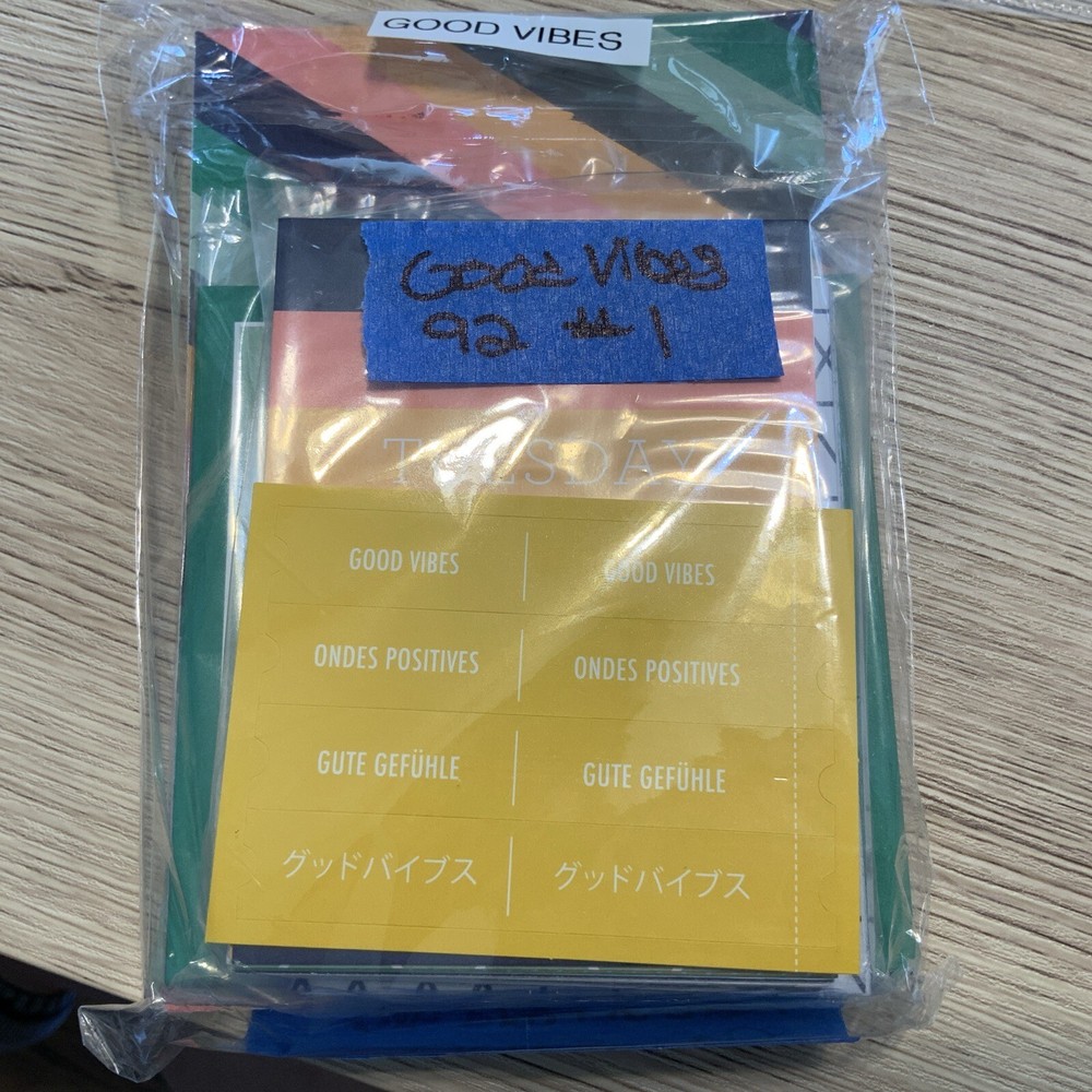 Набор карт Stampin Up Project Life ХОРОШИЕ ВИБРАЦИИ 92 из 100 карт