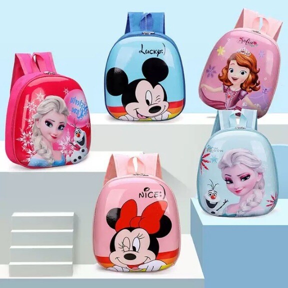 Boys Girls Cartoon Backpack Kids Kindergarten Students School Bag Hard Shell