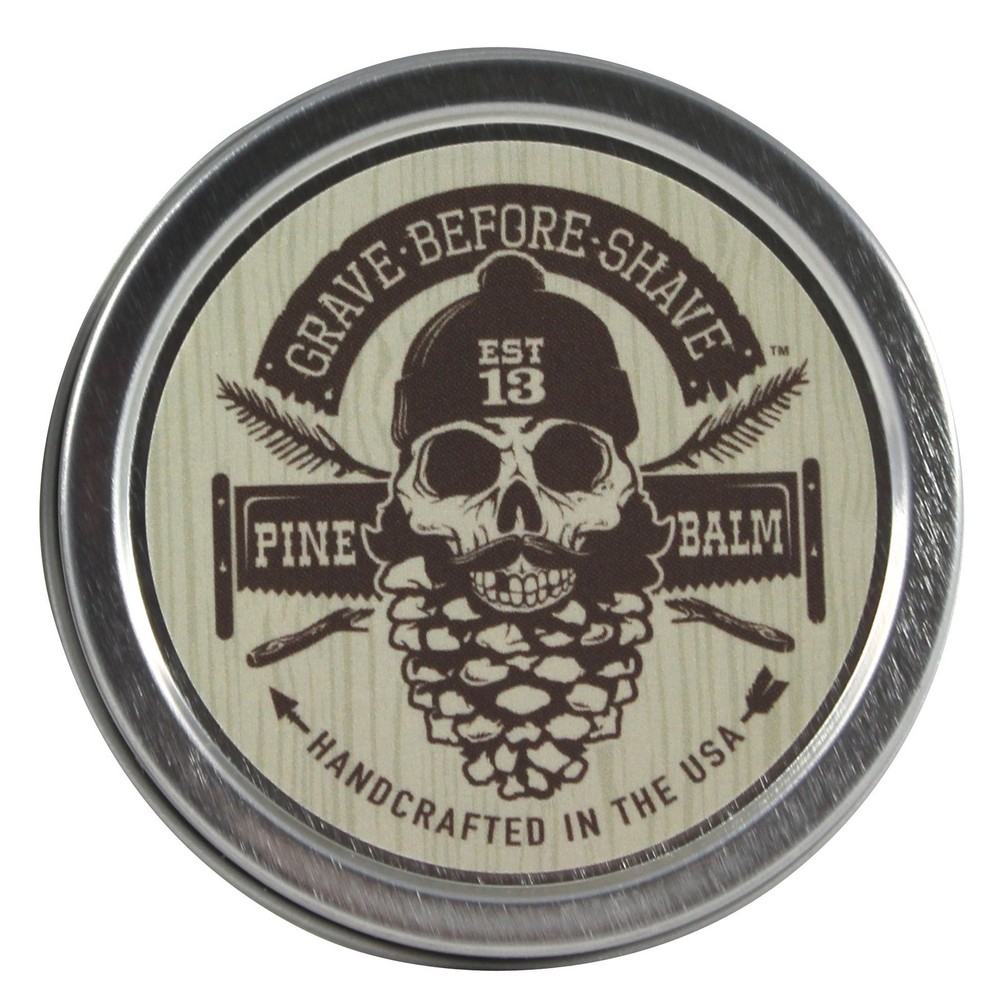 GRAVE BEFORE SHAVE Pine Cedarwood Scented Beard Balm 2oz