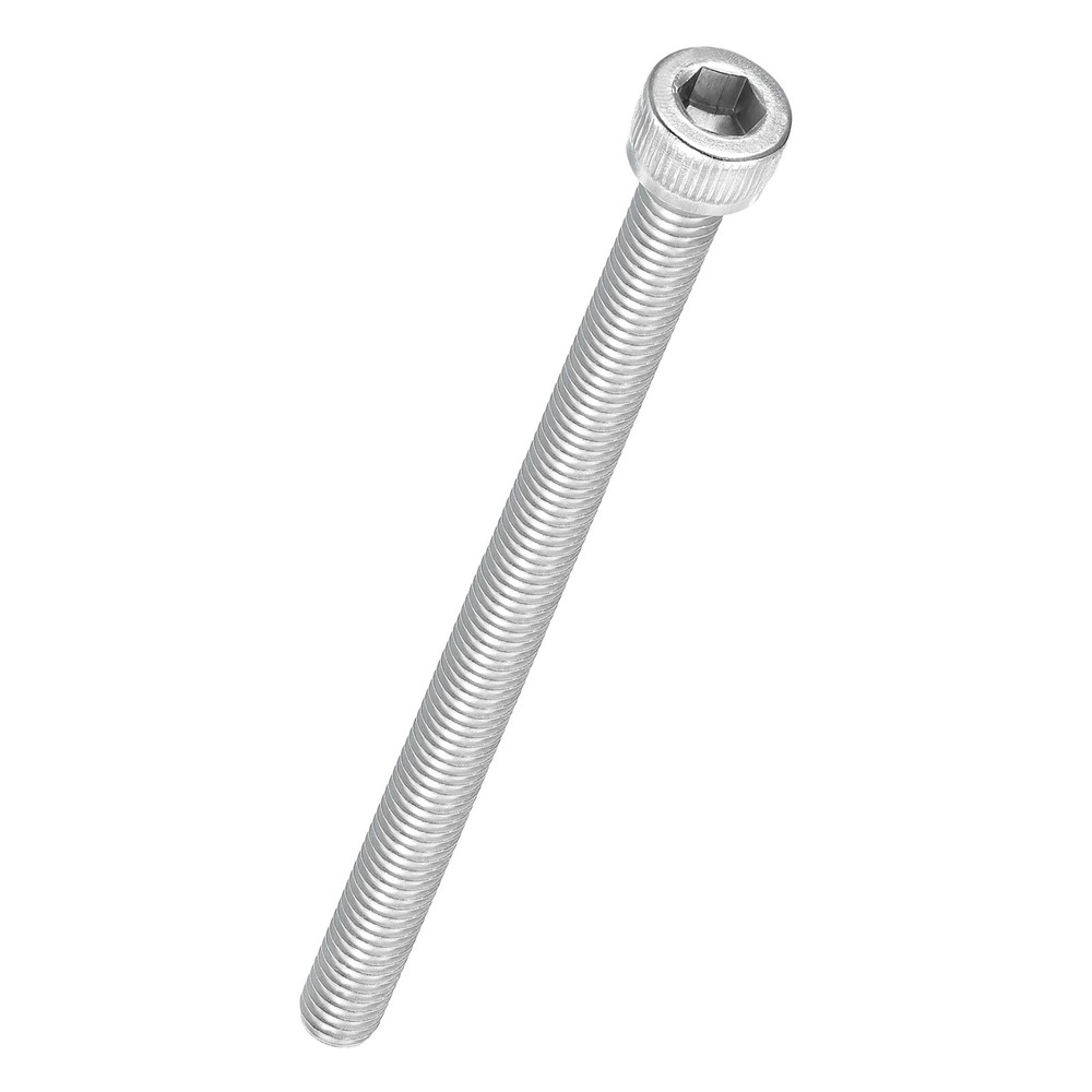 25pcs Socket Head Cap Screws - [M6-1 x 90mm] 304 Stainless Steel, Silver