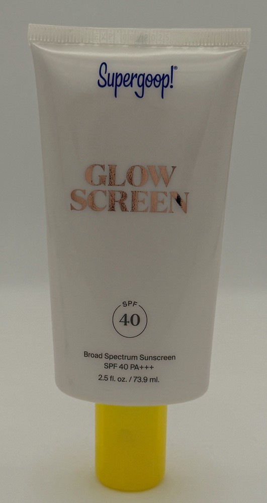 SUPERGOOP Glow Screen SPF 40 Jumbo 2.5 oz New Sealed Exp 08/2025 No Box