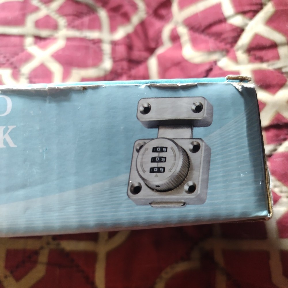 Password Gate Latch Slide Bolt Latches Lock,Safety Double Sided Gate Hardware,Ms-image