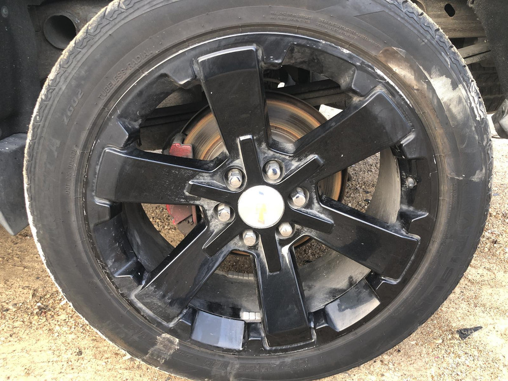 2014-2018 SIERRA SILVERADO 22x9 Black 6 Spoke Single Wheel Rim Opt SEV    923820