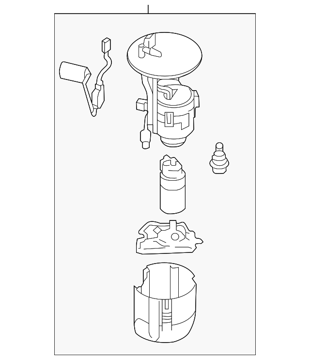 Genuine Mazda PEAR-13-35X Fuel Pump Assembly OEM Replacement