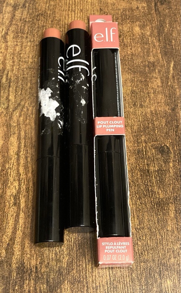 e.l.f. Pout Clout Lip Plumping Pen, Pinky Out, 0.07oz  count of 3 New
