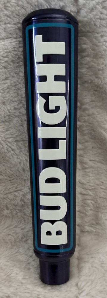 Bud Light Aluminum Logo Beer Tap Handle 8.5” Tall New In Open Box