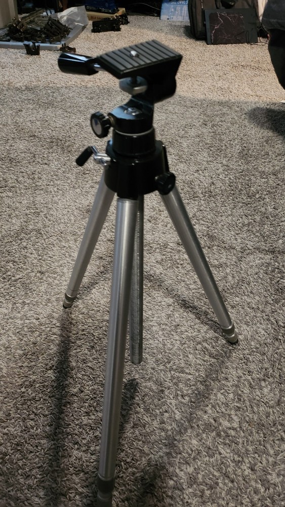 Vintage 1960s Quick-Set Tripod Pan Tilt Head Made in Skokie, IL & Sold by Sears