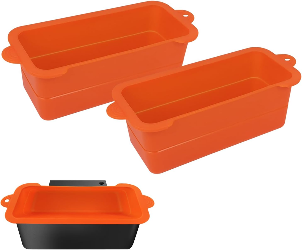 2 Pack Silicone Grease Cup Liners for Blackstone 36 28 22 17 Inch Griddle, Reusa