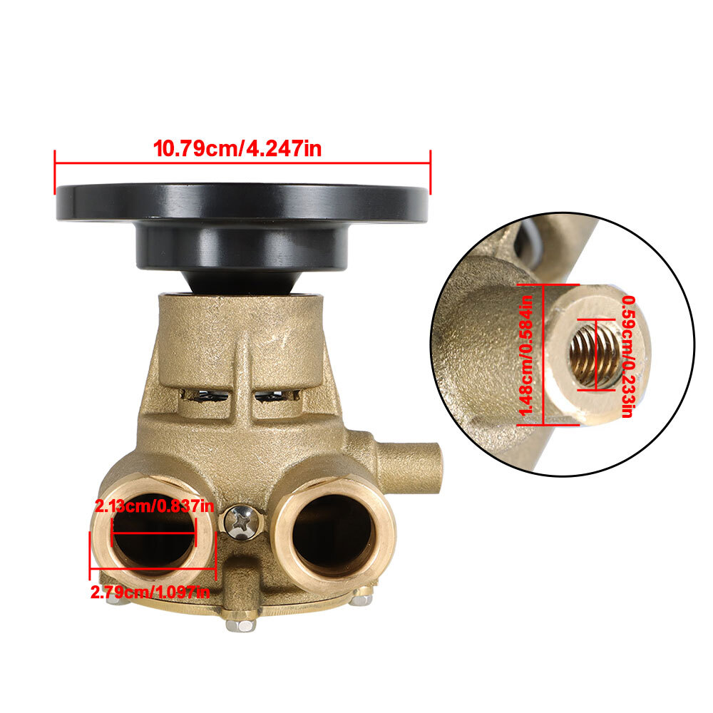 F6B-9 Sea Water Pump For Indmar Johnson 685001/ 3860703/ 10-24232-1/ 10-24915-01