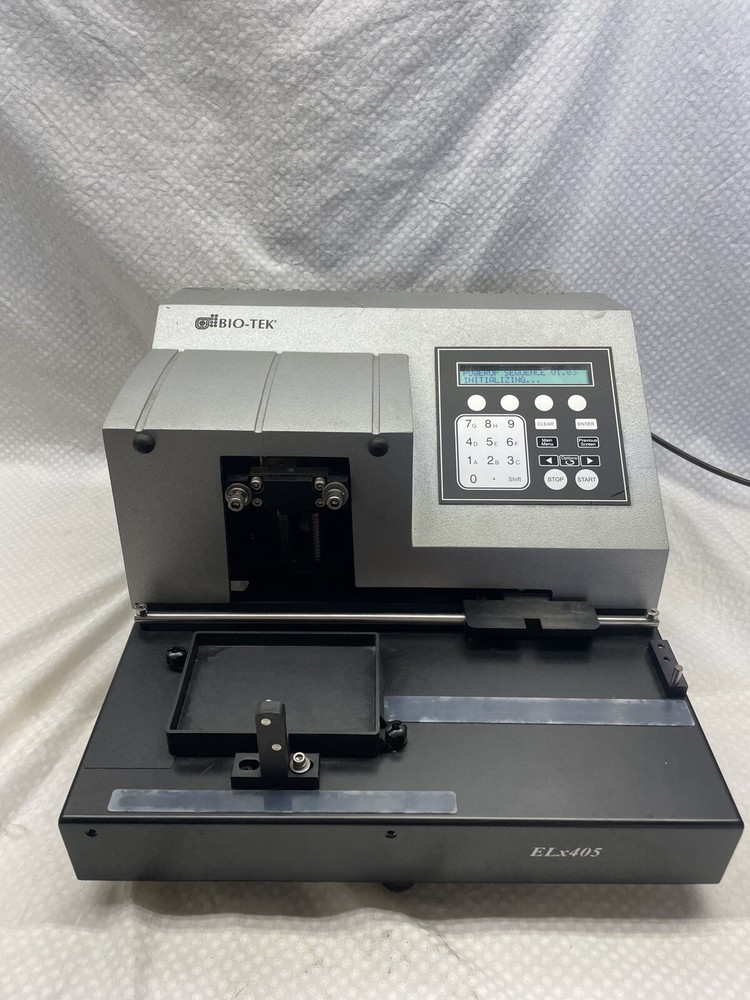 Biotek ELx405 Automated MicroPlate Well Block Washer Tabletop 96 384 Well Washer-image