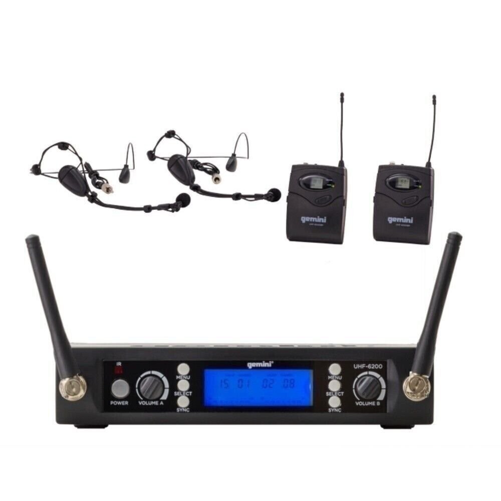 Gemini Professional UHF Wireless Headset Mic System for Instructors Gift