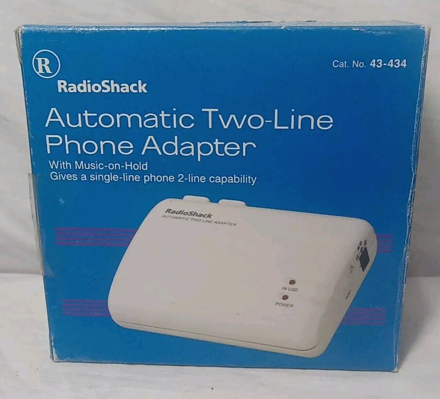 Radio Shack 43-434 Automatic Two-line Phone Adapter
