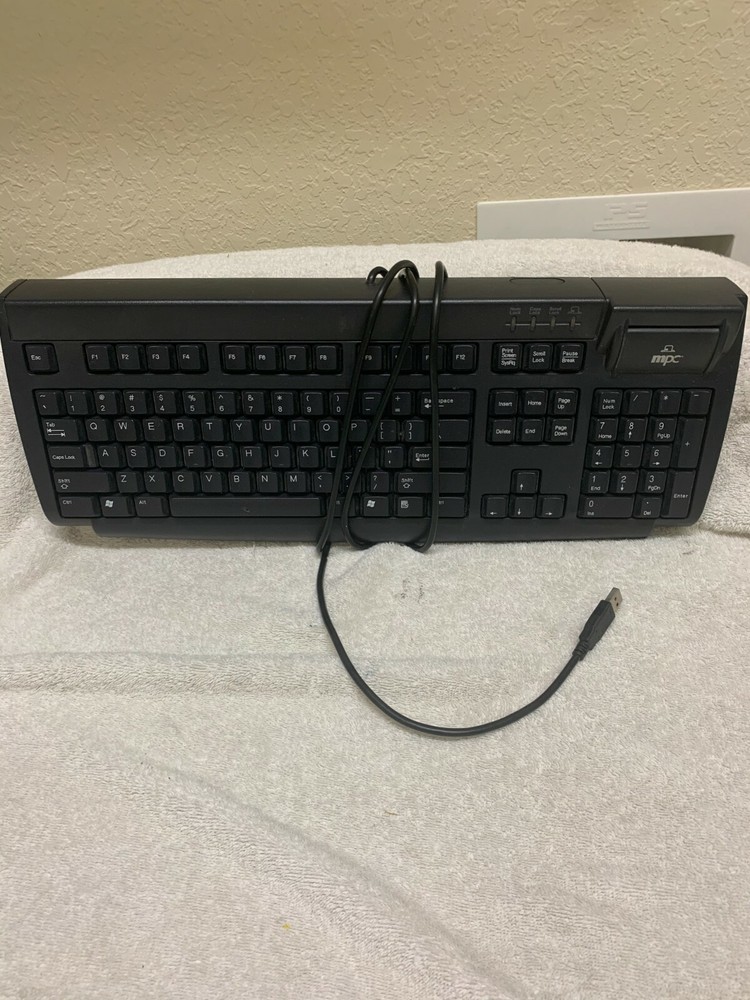 MPC Black SK-3105 Credit Card Keyboard for Compact Typing-image