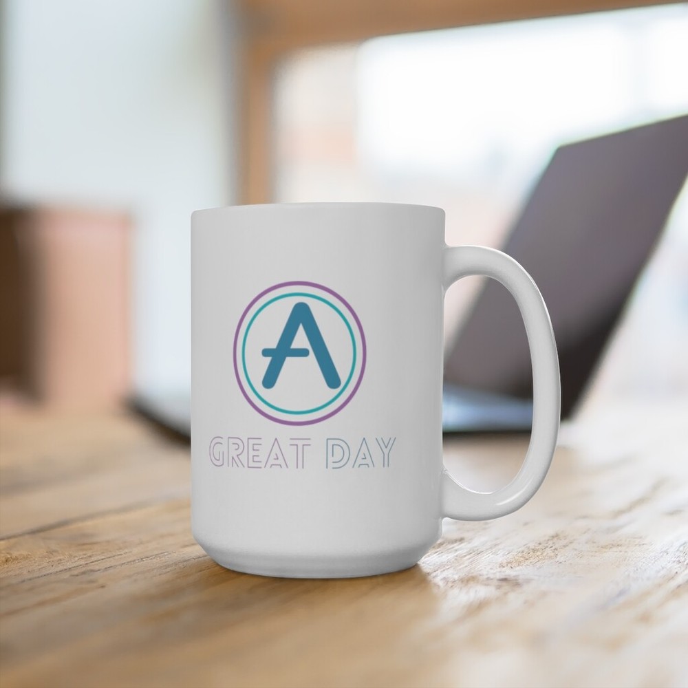 Aave Great Day Cryptocurrency Ceramic Mug 15oz-image