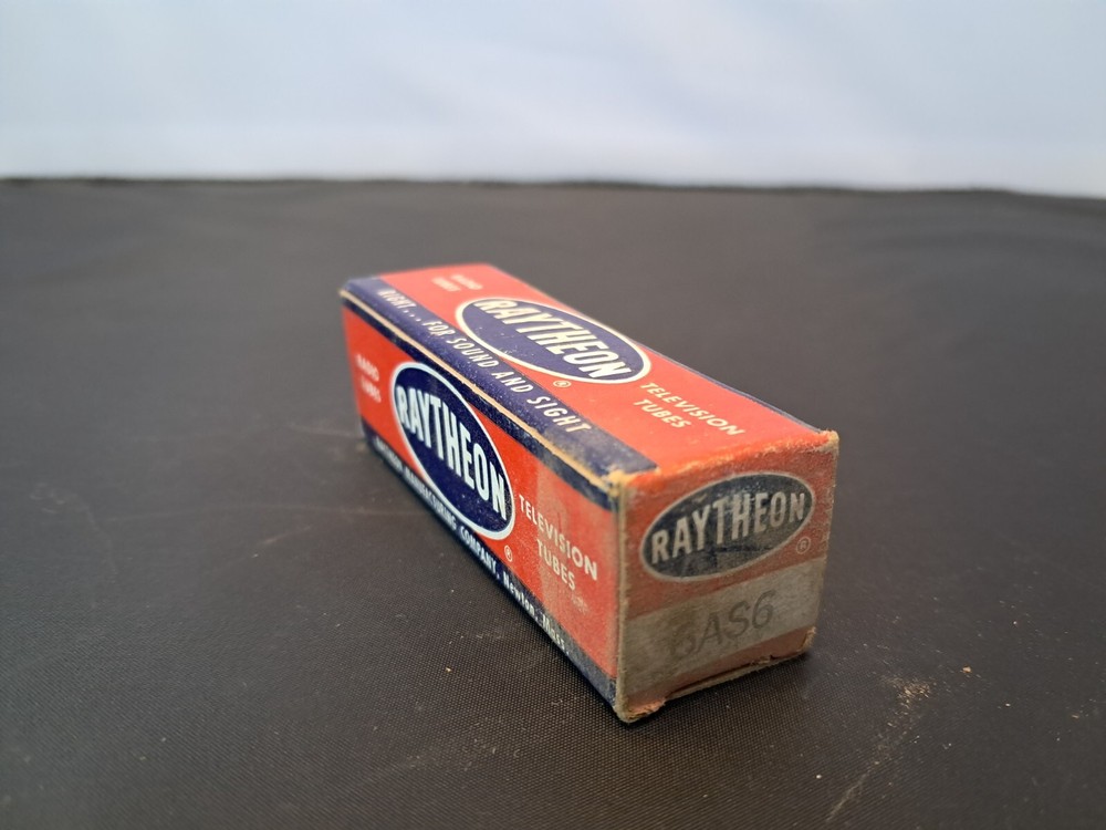 Raytheon 6AS6 NOS Radio TV Tube Vintage New Old Stock