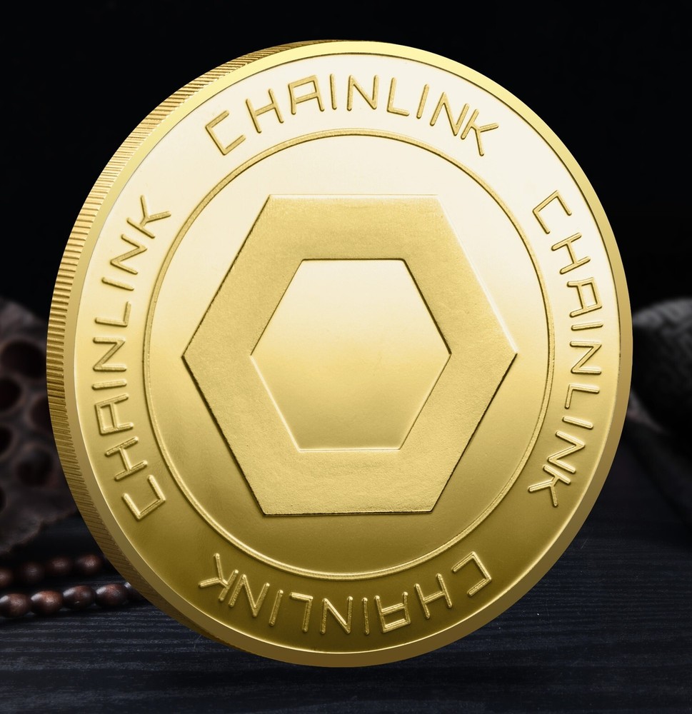 Chainlink (Link) Physical Crypto Coins Cryptocurrency Tangible Coin Token - 2 Ps