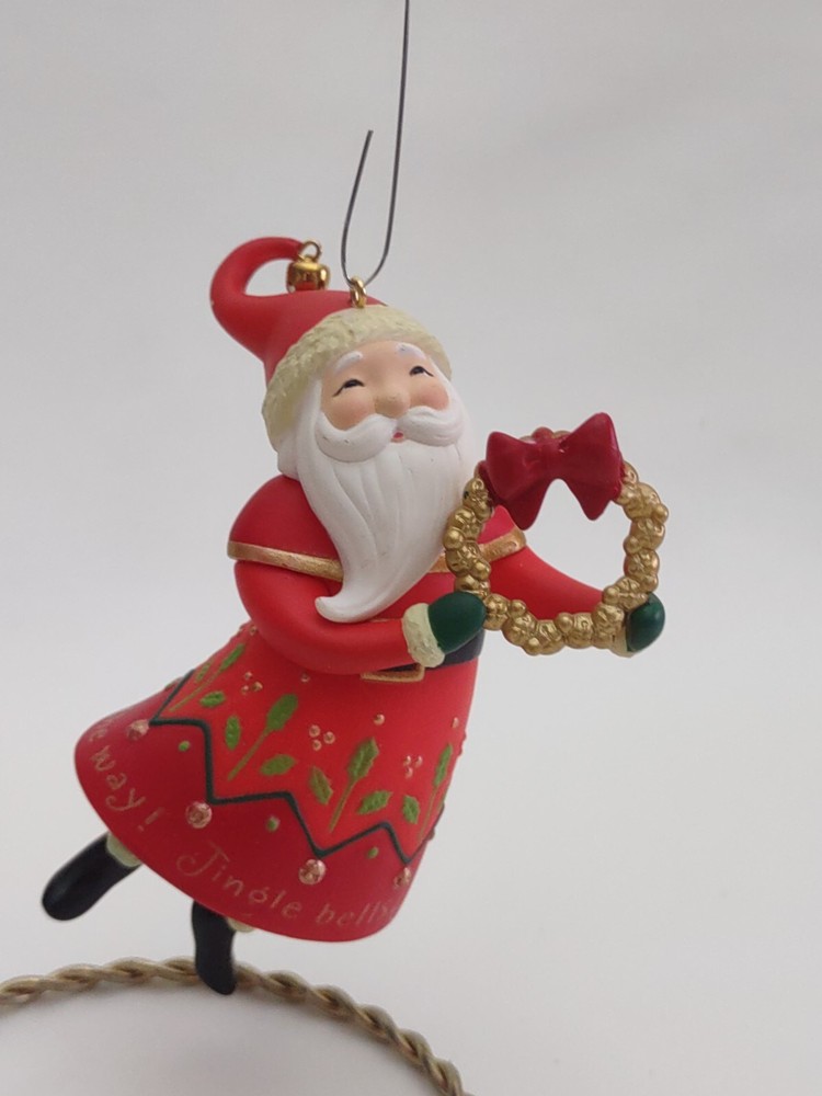 2016 Hallmark Keepsake Jingle All The Way Santa Ornament MG3