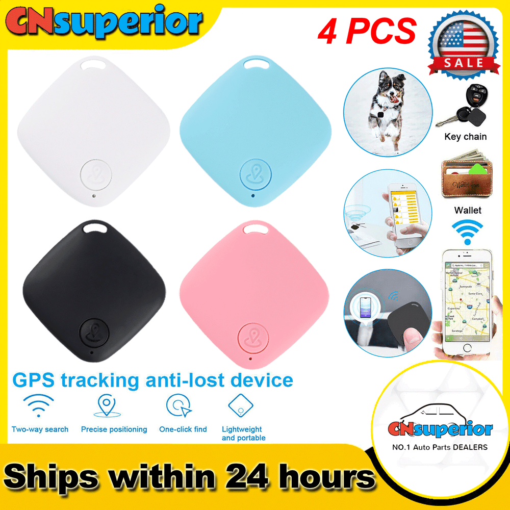 (4 Pack) Tile GPS Tracker Wireless Bluetooth Anti-Lost Wallet Key Pet Finder NEW