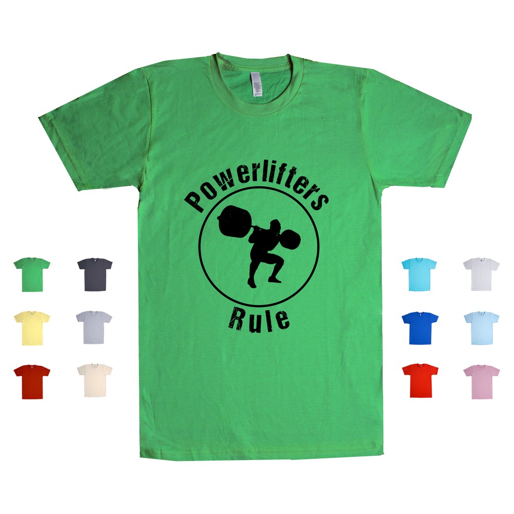 Powerlifters Rule Strength Training Gym Fitness Unisex T-Shirt