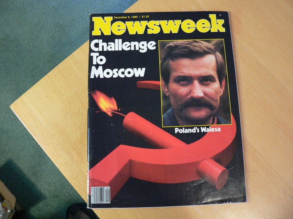 Newsweek Magazine December 8 1980 Lech Walesa Challenge to Moscow No Label