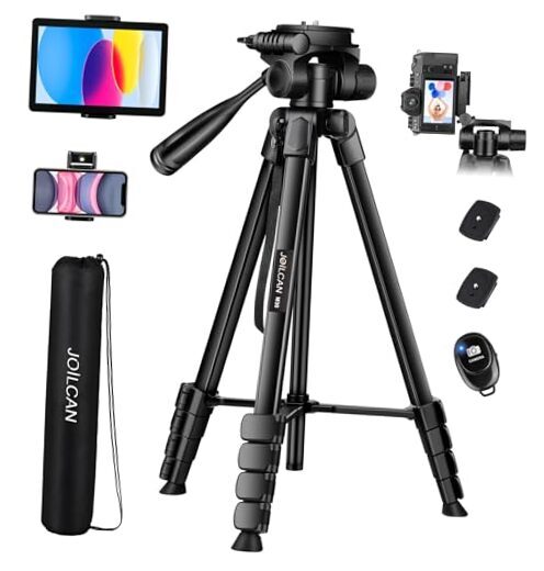 Camera Tripod Tablet Tripod Stand for Phone Cameras, Travel Tripod 68