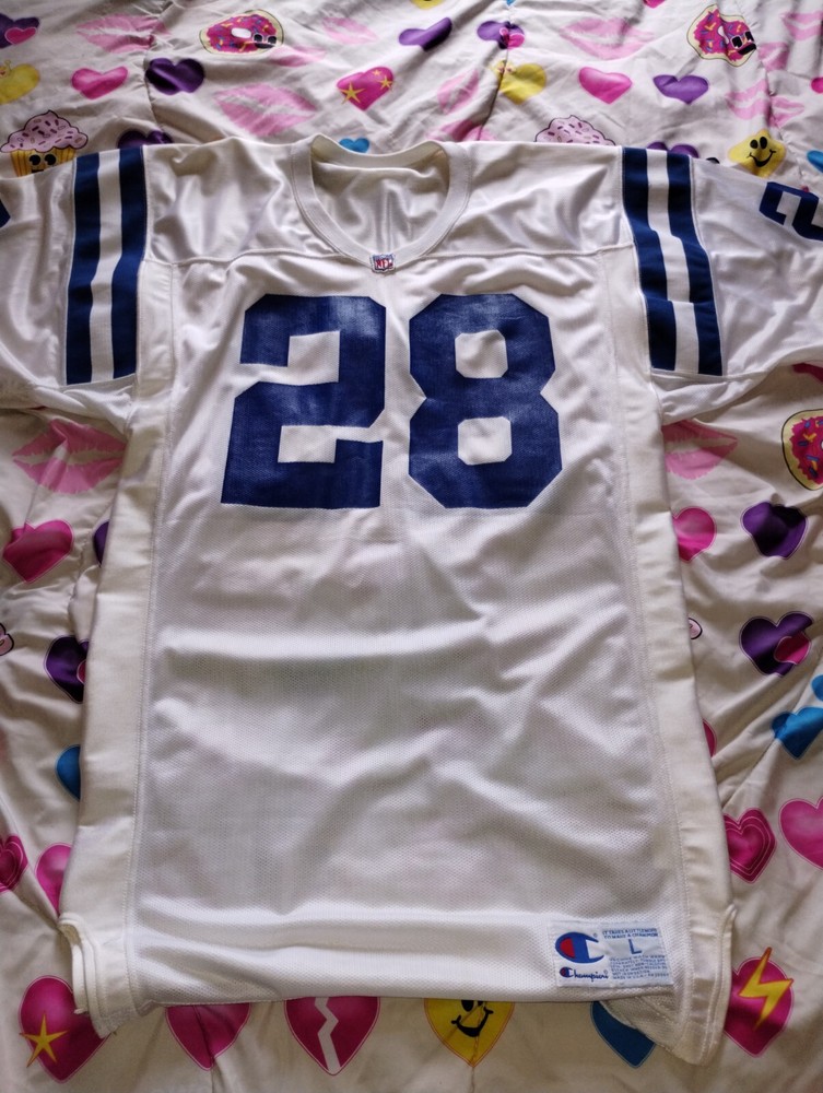 Marshall Faulk Indianapolis Colts NFL Football Jersey Vintage Authentic Rare