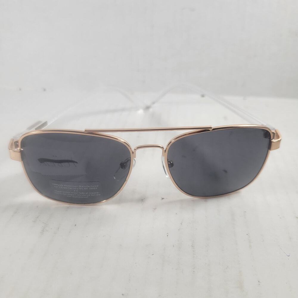 NWT J.Crew Factory Men's Classic Retro Square-frame Aviator Sunglasses