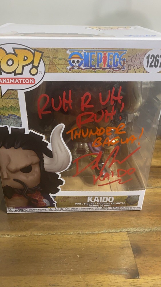 One Piece Signed Funko Pop Collection Luffy Zoro Sanji Roronoa