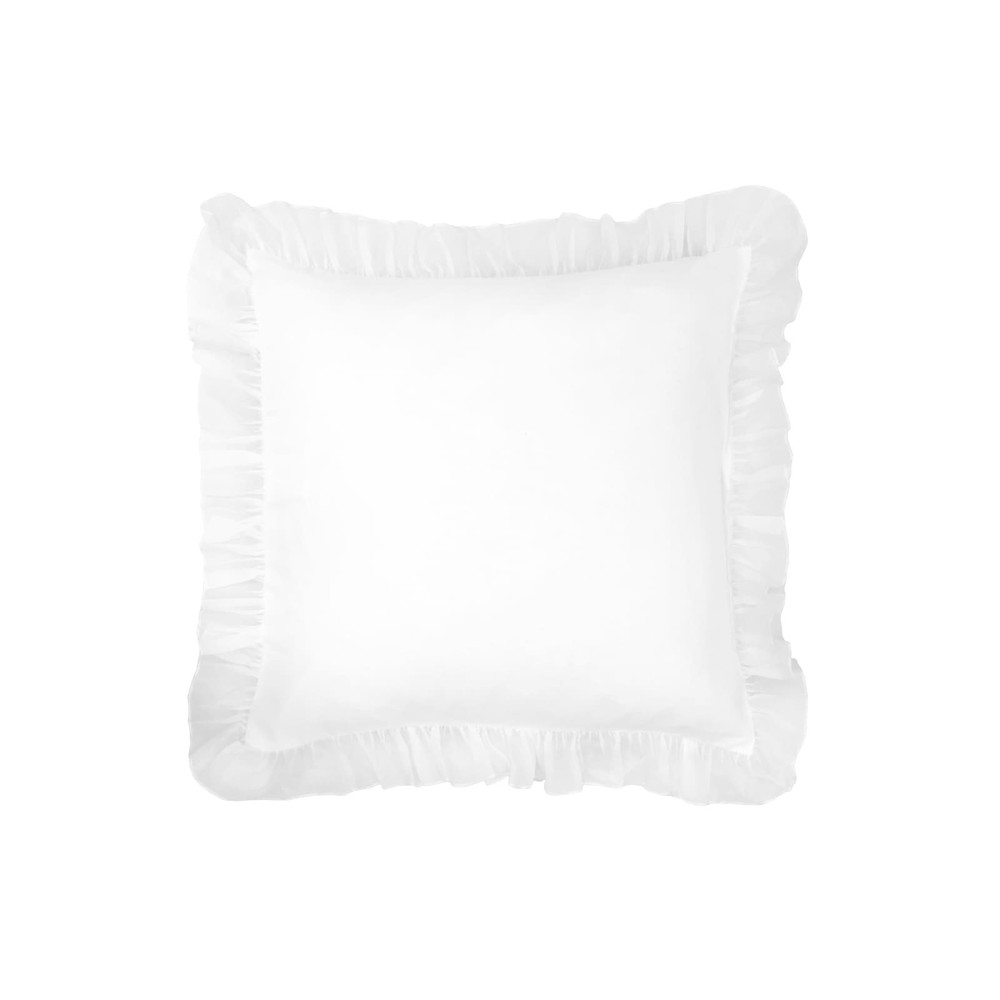 Ivory Cotton Voile Pillow Shams Soft Breathable Bedding