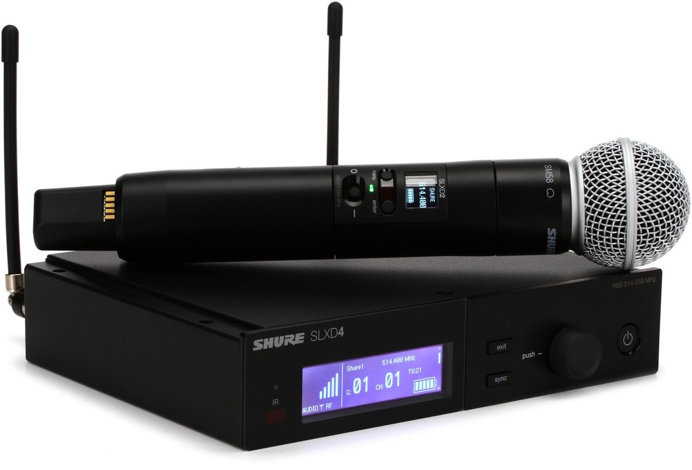 Shure SLXD24/SM58 Wireless Mic System for H55 Band with SM58 Mic