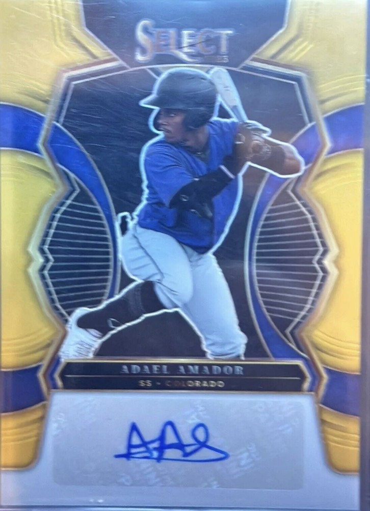 Blackmon Colorado Rockies ROOKIE Lot 3 Auto 2 Patch Amador 4/10 Hughes Romo Veen