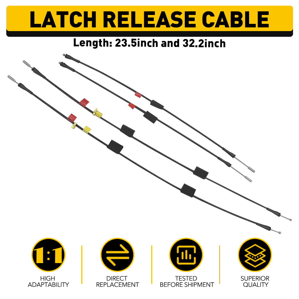 Left Right Side Front Rear Door Upper Latch Release Cables Fit 97-03 Ford F150 M