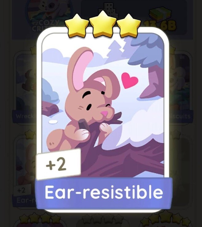 Ear-resistable  - Monopoly Go - Sticker - 3Star⭐️