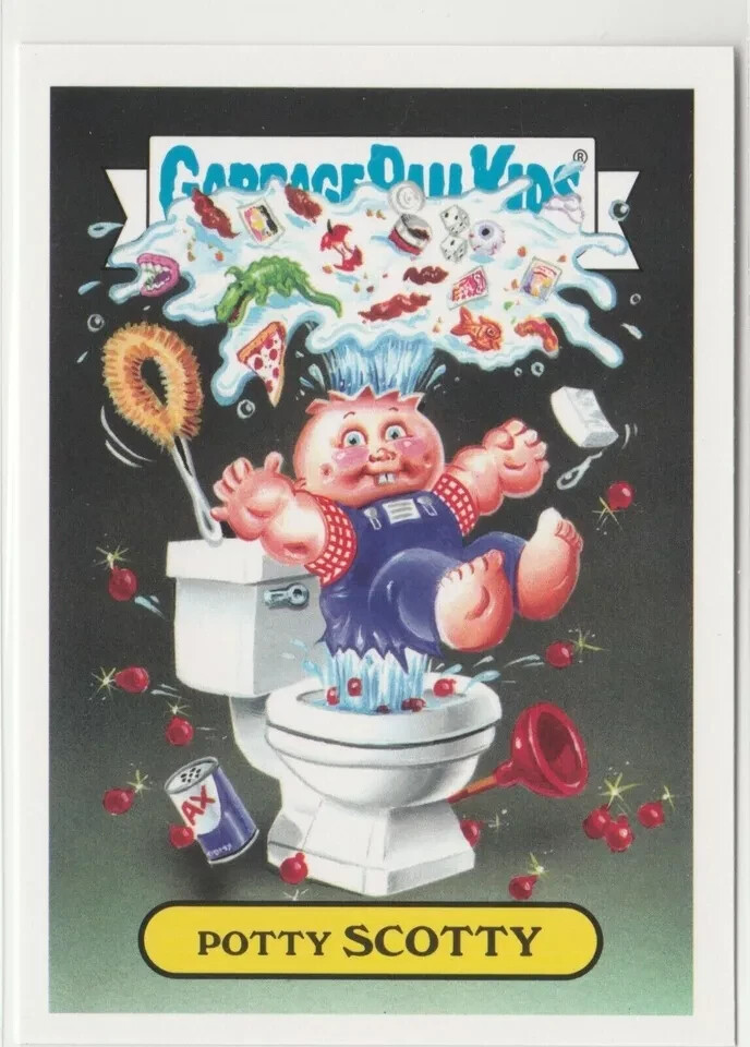 Potty Scotty 2a Garbage Pail Kids GPK 2017 Adam-geddon Trading Card