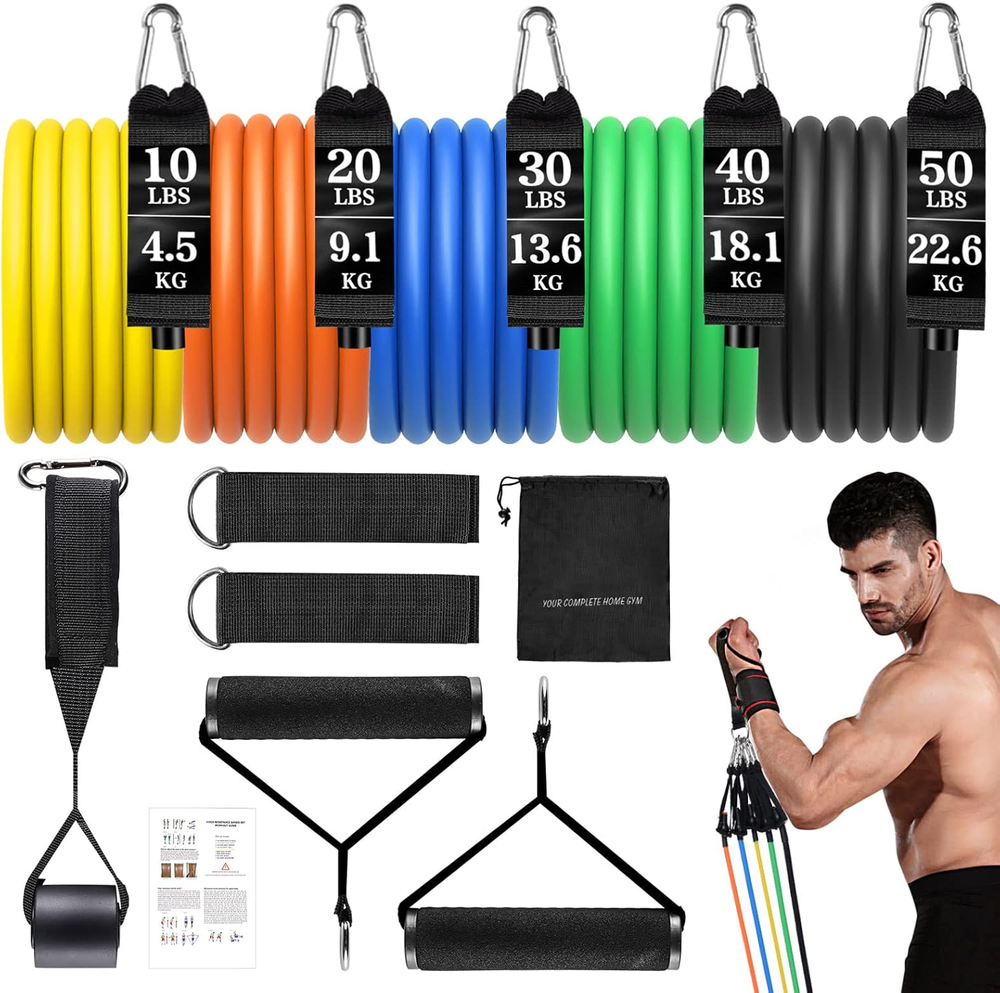 Exercise Bands Resistance Bands Set Strength Training Fitness Bands Workout Band