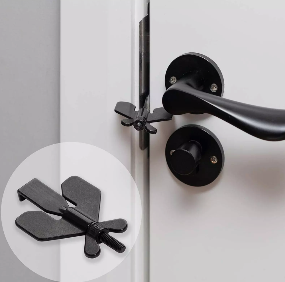 Steel Portable Travel Door Lock for Extra Security and Anti-Theft Protection  