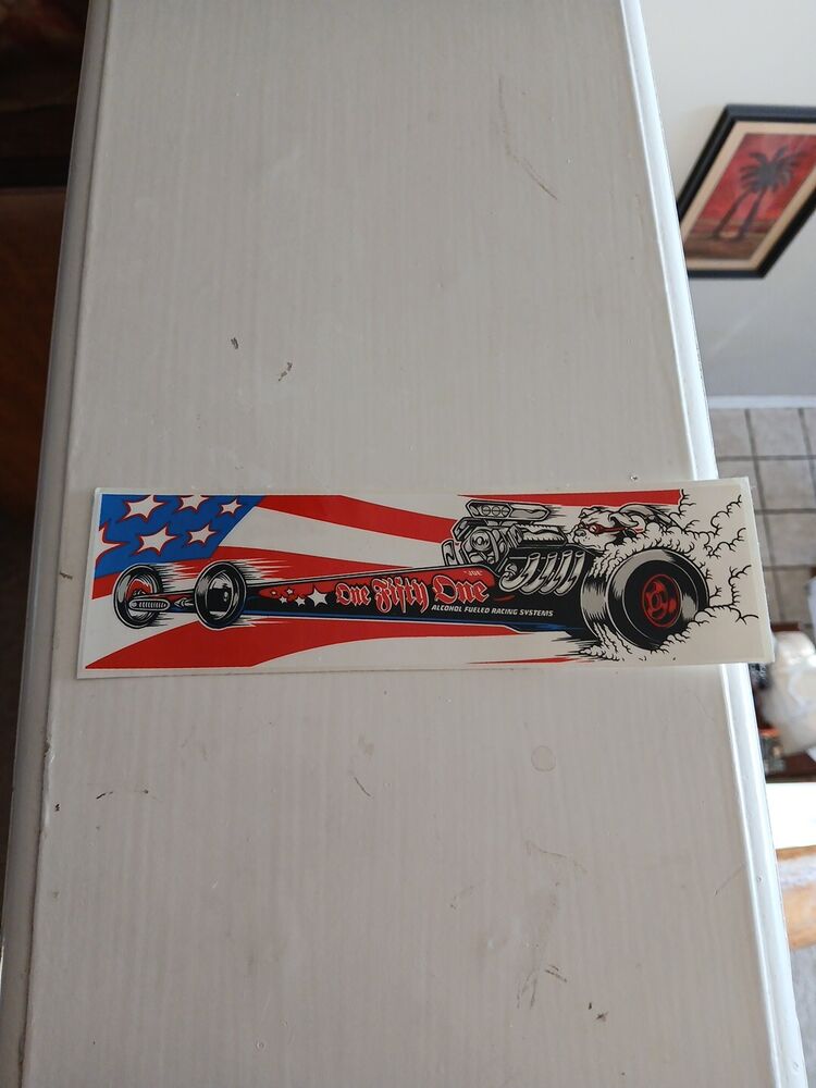 Vintage 151 One Fifty One Skateboard STICKER Old School Skate Nos 1980S NATAS