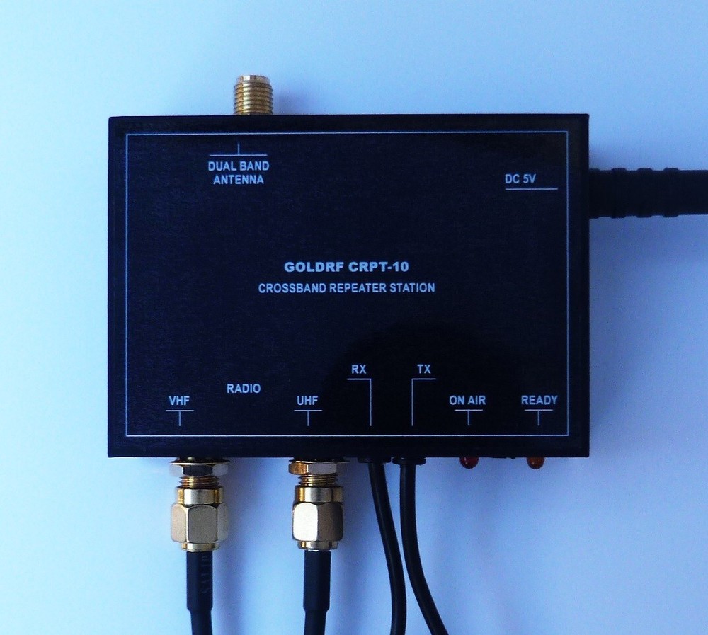 Cross-band repeater station with built-in diplexer, complete set, GOLDRF