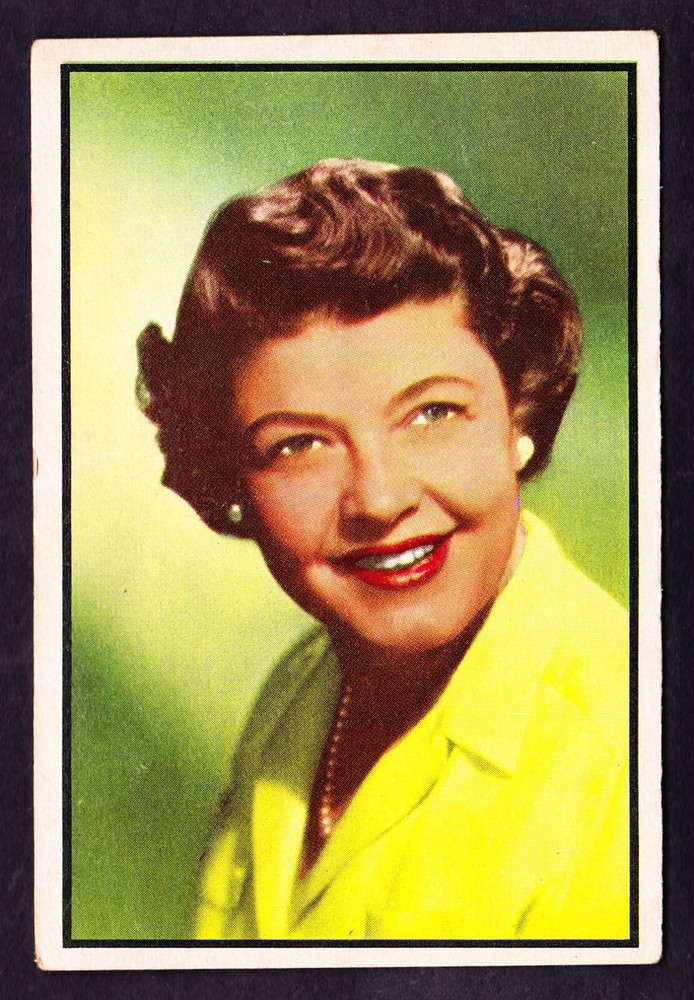 1953 BOWMAN NBC TV RADIO STARS #24 VIVIAN SMOLLEN