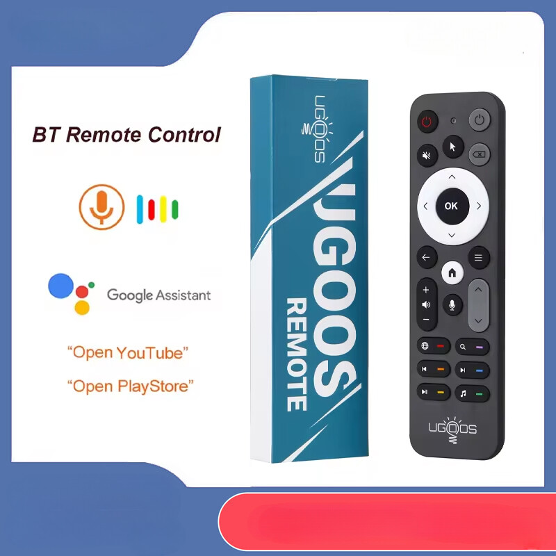 Voice Remote Control Replacement for Ugoos TOX1 TOX3 TOX4 AM8 PRO Extra TV Box