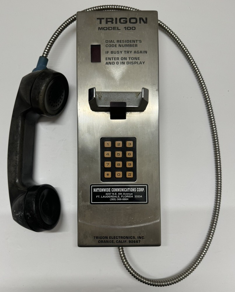 TRIGON 100 Digital Telephone Dial Entry Door Intercom Keypad Access System