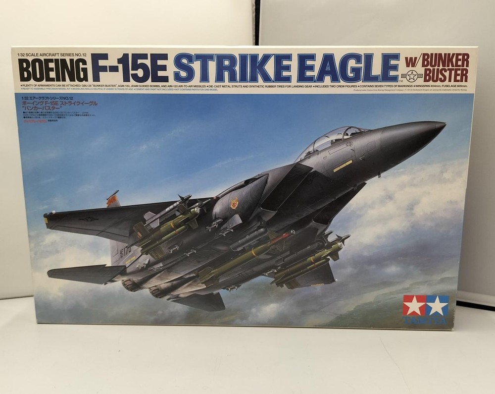 Tamiya 1/32 Boeing F-15E Strike Eagle Banca Aircraft Series