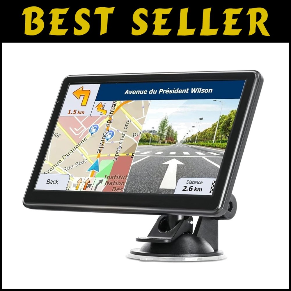 2025 Preloaded GPS for Cars & Trucks with 7-Inch Touchscreen and Voice Navigation
